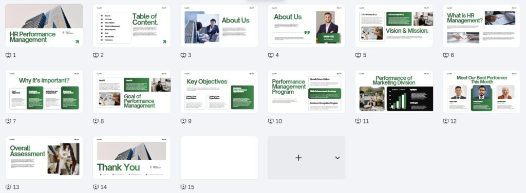 Template PPT Presentasi Minimalis Modern
