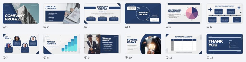 Template PPT Presentasi Company Profile