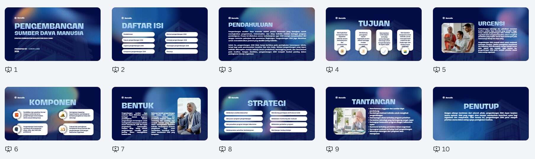 Template PPT Presentasi Business Strategy