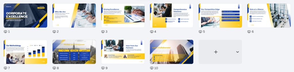 Template PPT Presentasi Corporate Profesional