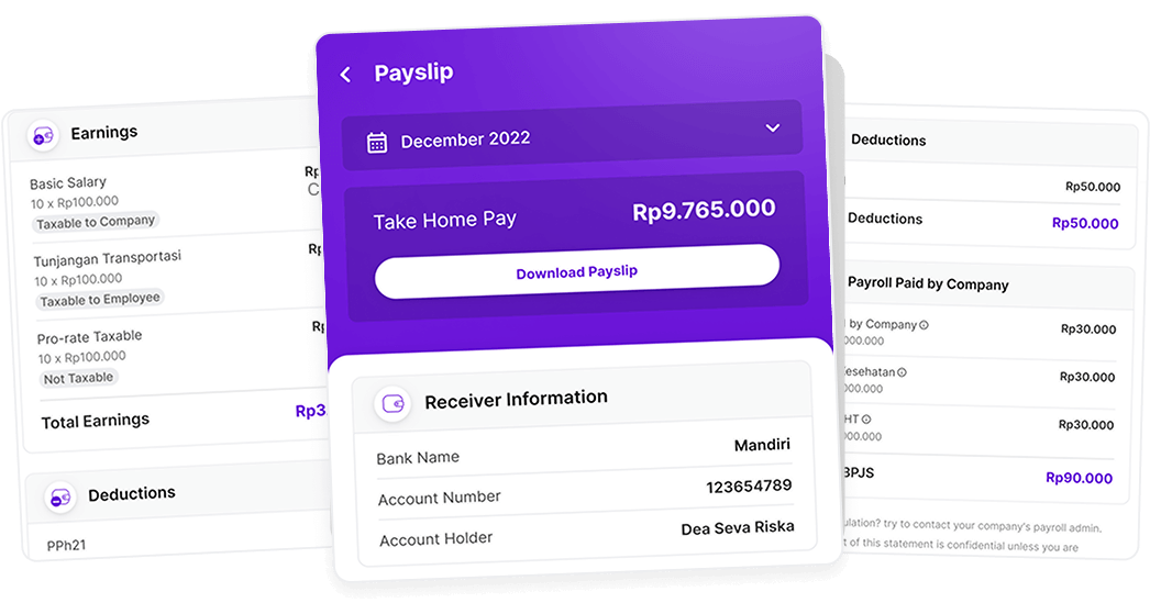 cara membuat slip gaji KantorKu