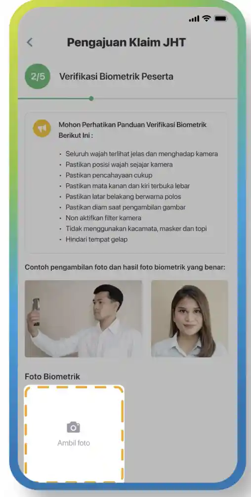 Cara Klaim melalui Aplikasi JMO step 6