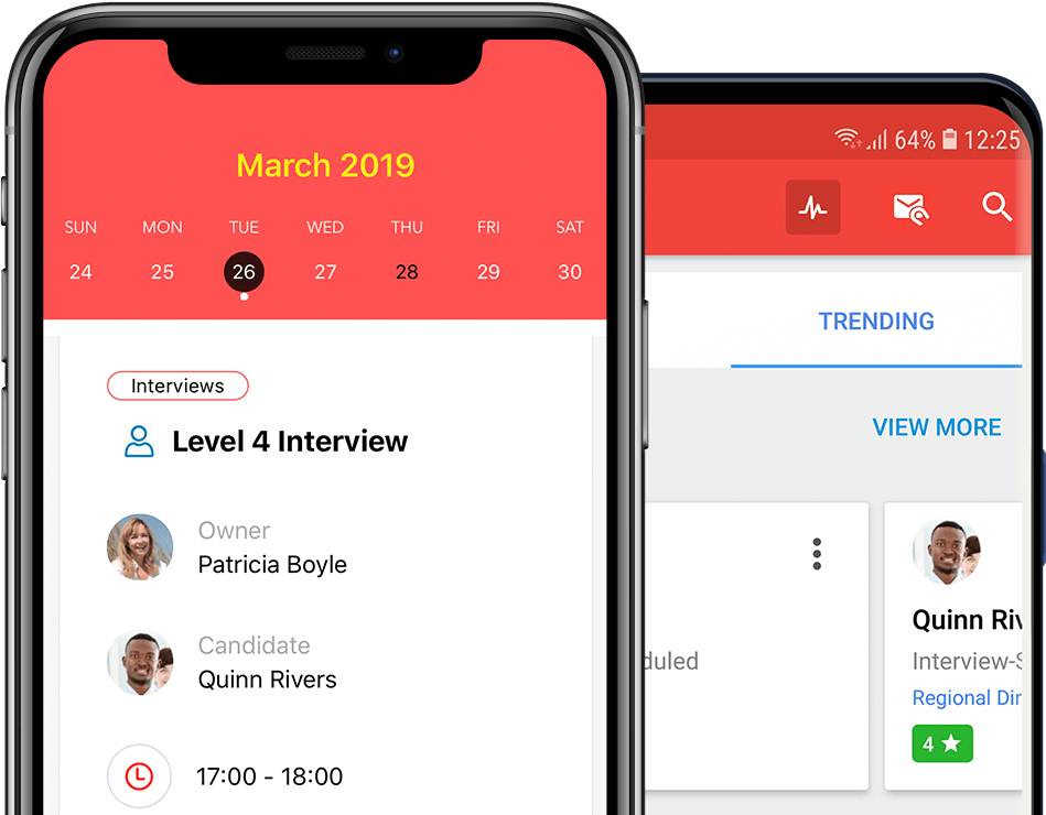 Tampilan Zoho Recruit