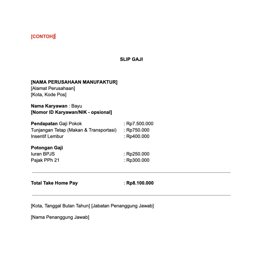 Download Cara Menghitung Gaji Bersih