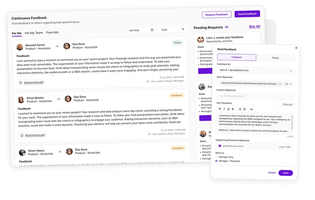 real-time feedback