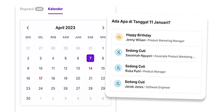 Kalender Cuti Karyawan