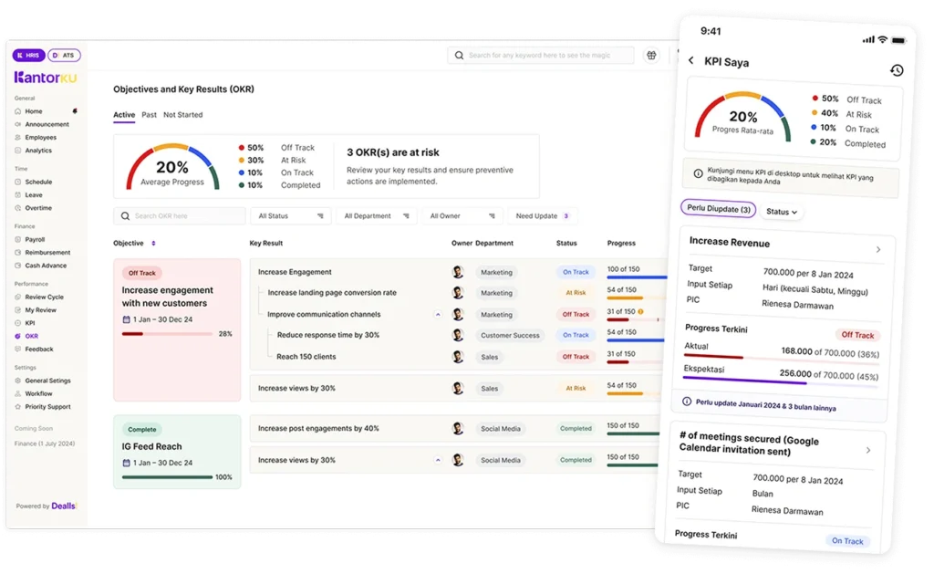aplikasi absensis - performance review