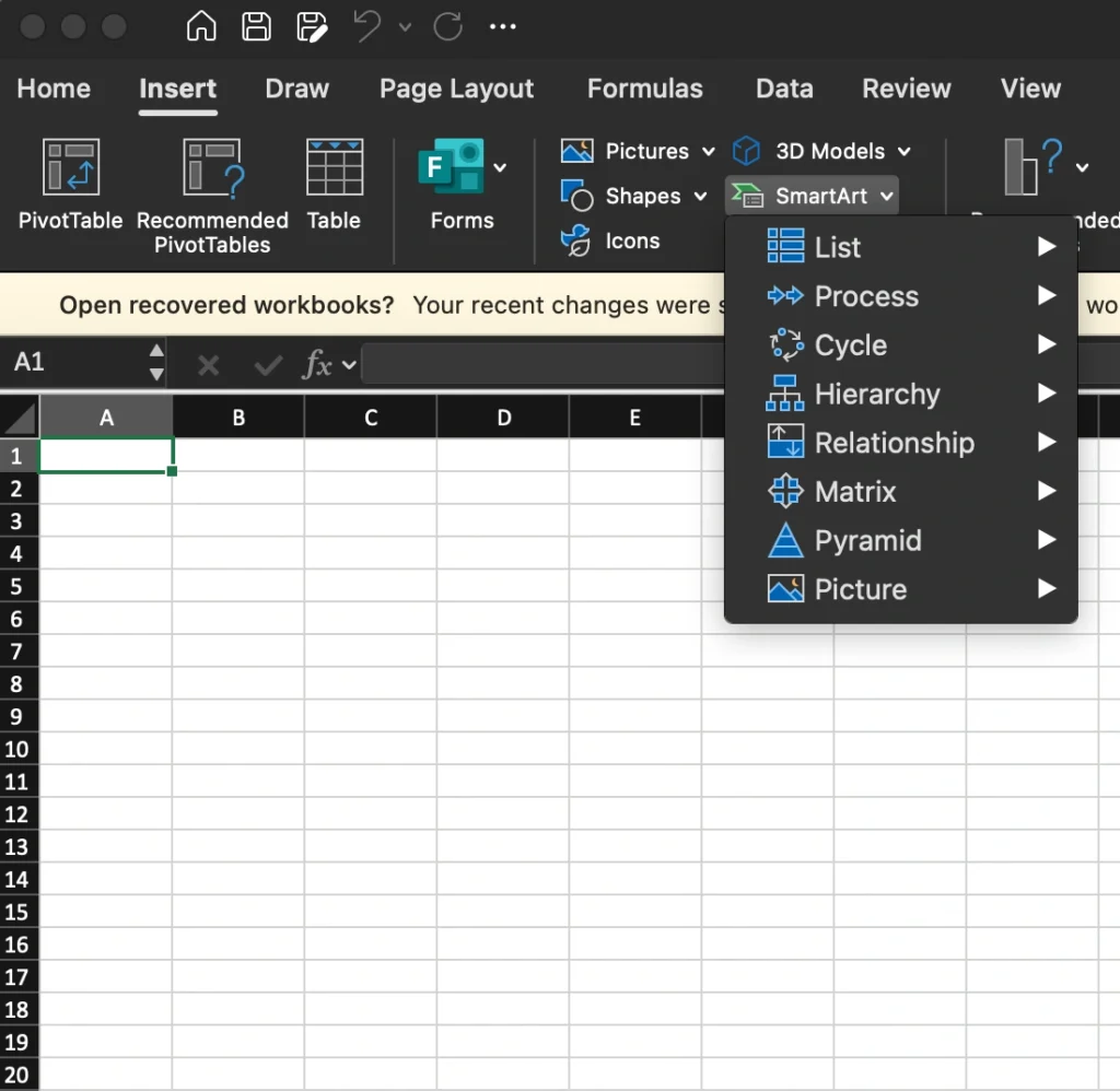 Cara Membuat Struktur Organisasi di Excel