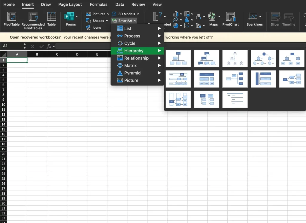 Cara Membuat Struktur Organisasi di Excel