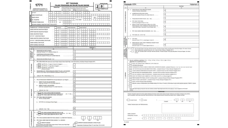 bukti spt tahunan