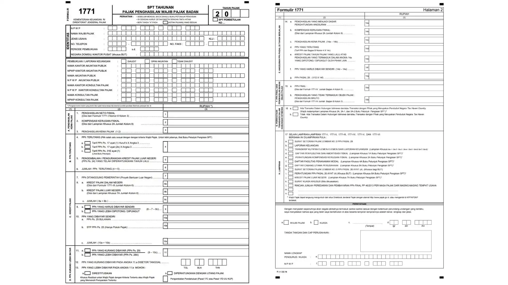 Panduan Bukti SPT Tahunan (BPE): Cara Mengisi & 4 Contohnya [1770 S–1771]