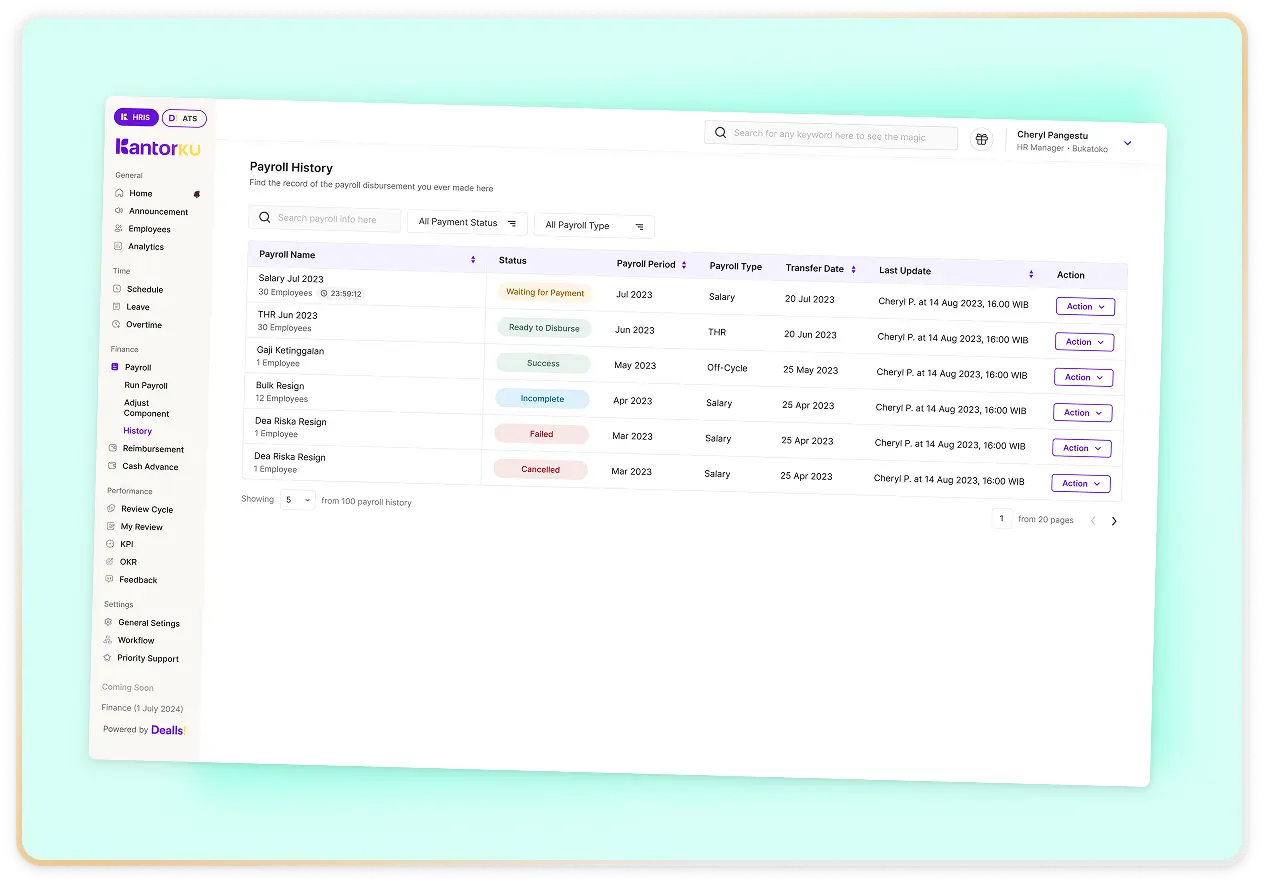 7 Aplikasi Payroll Open Source Terbaik, Ini Kelebihan & Kekurangannya