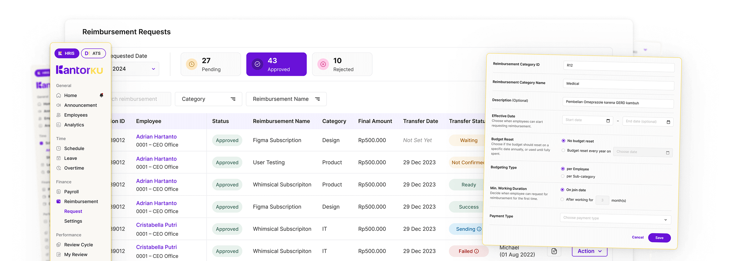 KantorKu HRIS Hadirkan Reimbursement Digital, Atasi Keterlambatan Pembayaran dan Manipulasi Bukti