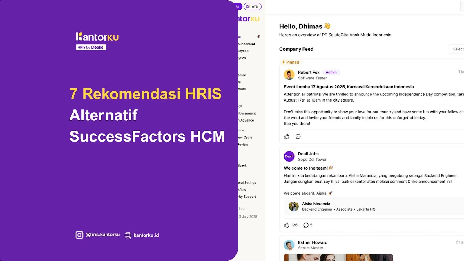 7 Rekomendasi HRIS Alternatif SuccessFactors HCM, Lebih Murah & Simple!