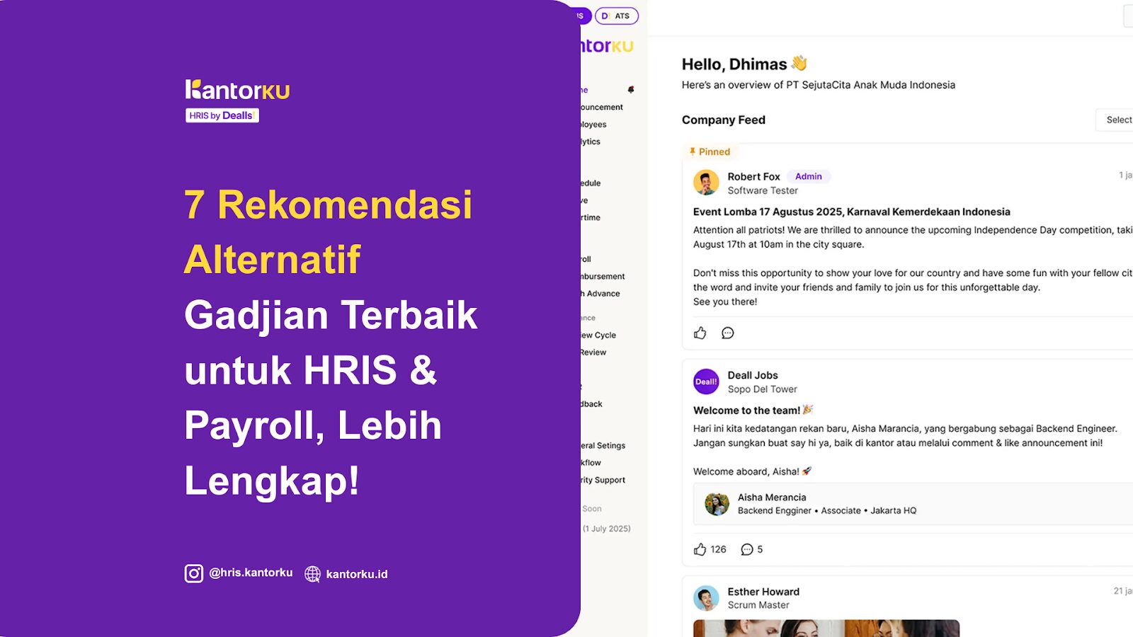 7 Rekomendasi Alternatif Gadjian Terbaik untuk HRIS & Payroll, Lebih Lengkap!