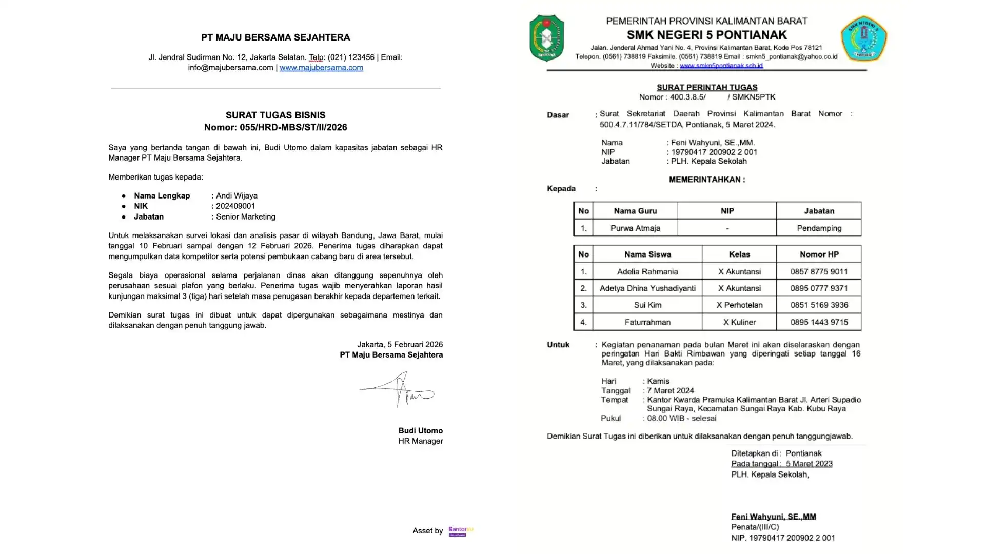 15 Contoh Surat Tugas Kerja & Cara Membuatnya [+Template Word & PDF]