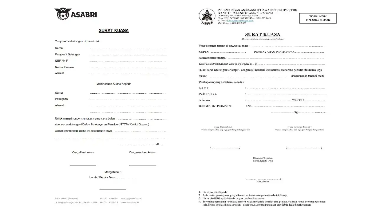 10 Contoh Surat Kuasa Pengambilan Gaji Resign hingga Pensiun (+Template Gratis)