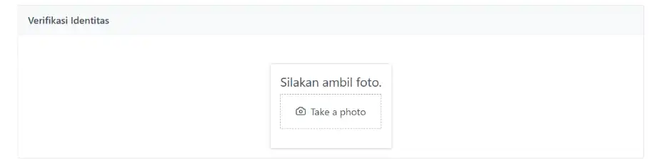Tampilan Bagian Verifikasi Identitas di Coretax