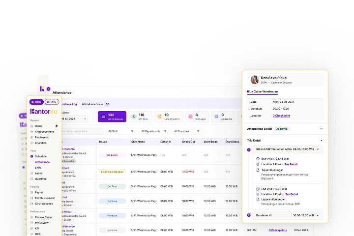 Sistem Absensi Online KantorKu HRIS