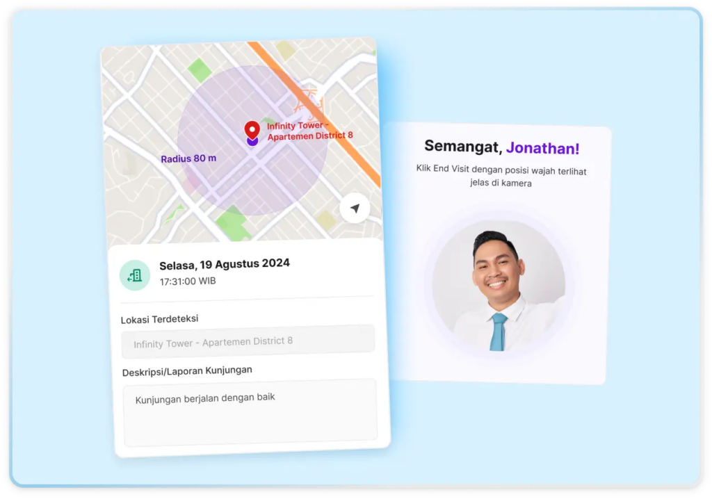 Fitur Absensi Wajah + GPS KantorKu HRIS