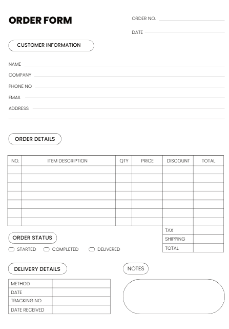 Contoh Purchase OrderKosong