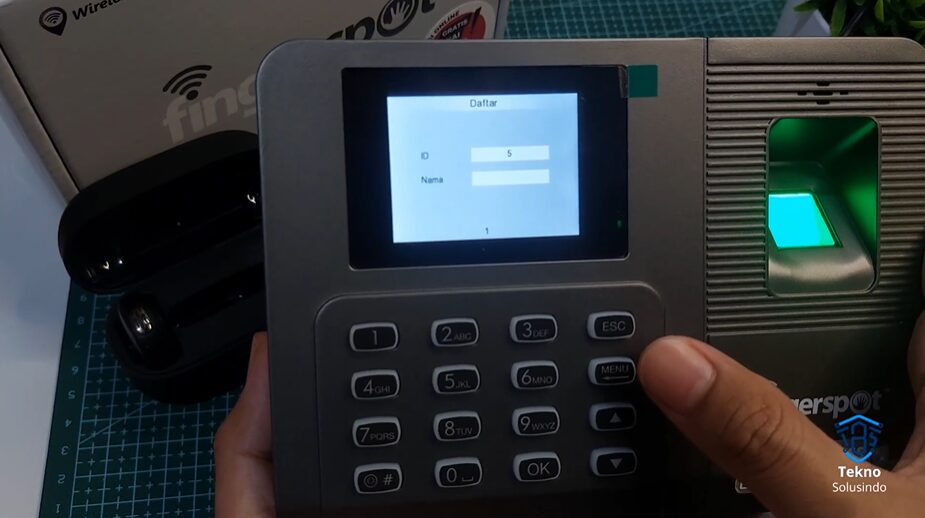 Cara Menambah User di Mesin Fingerprint Fingerspot