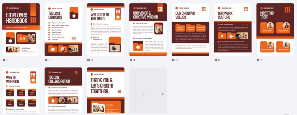 Template Employee Handbook Remote Working