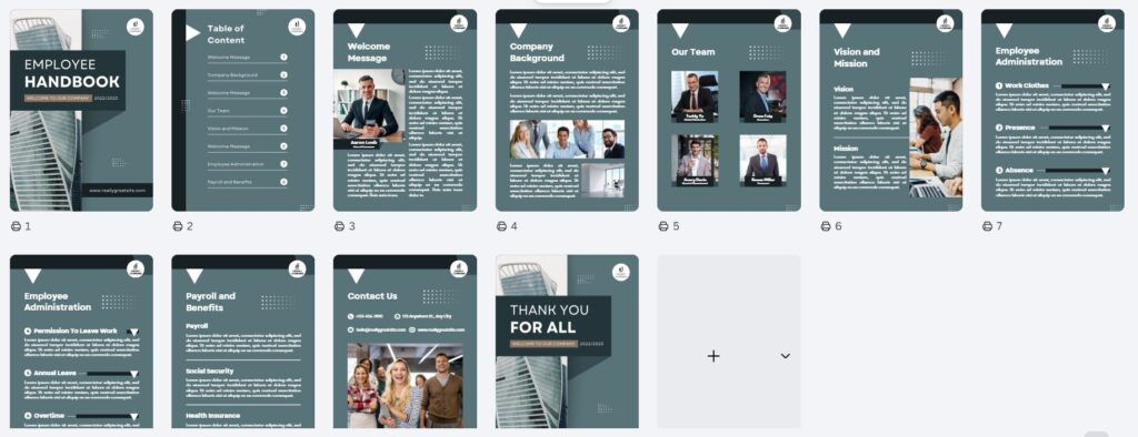 Template Employee Handbook Onboarding