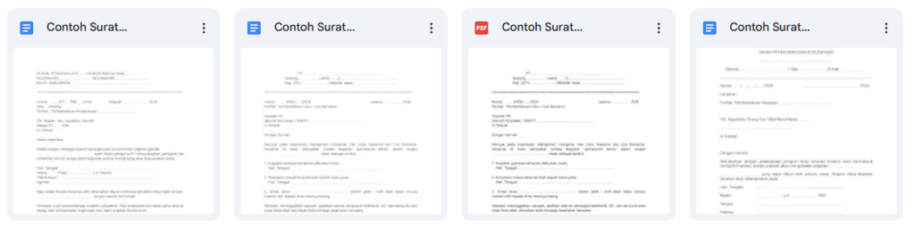 Download Template Surat Pemberitahuan Gratis