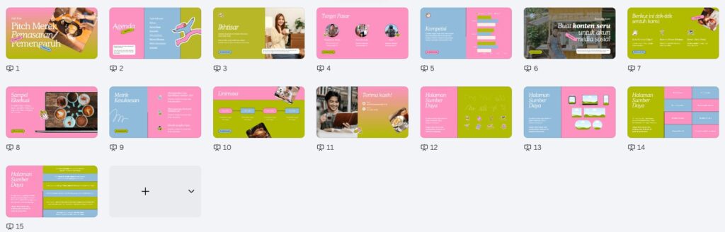 Contoh Pitch Deck Marketing Campaign