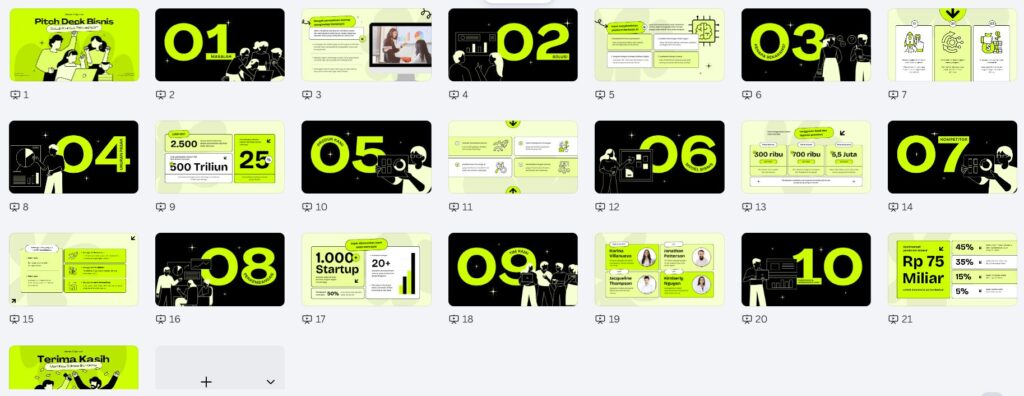 Contoh Pitch Deck Software/SaaS