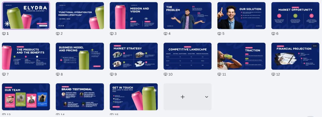 Contoh Pitch Deck Produk