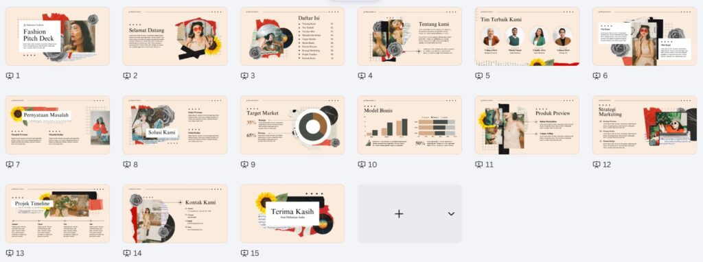 Contoh Pitch Deck Event