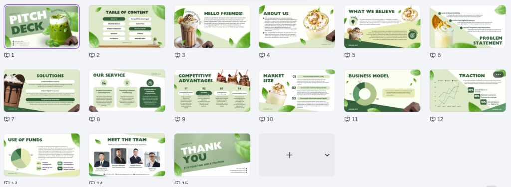 Contoh Pitch Deck Project Proposal