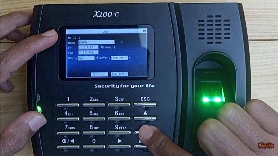 Cara Reset Admin Mesin Fingerprint