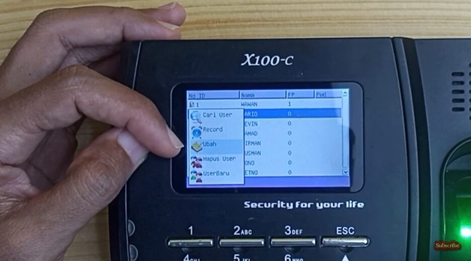 Cara Reset Admin Mesin Fingerprint