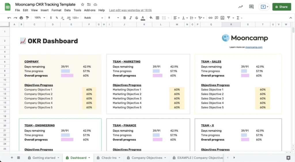 aplikasi okr google sheets