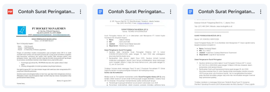 Download Template Surat Peringatan 2 (SP2) Gratis